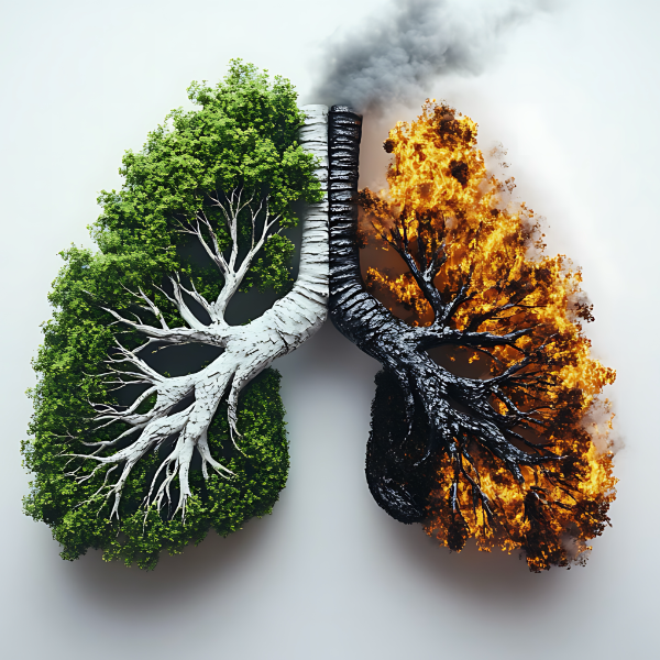 The microbiome of wildfire smoke exposure